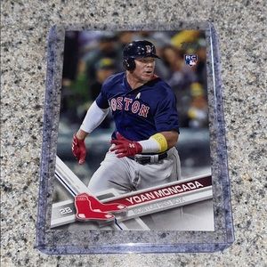 Topps Yoan Moncada Red Sox Rookie Card 2017 #210